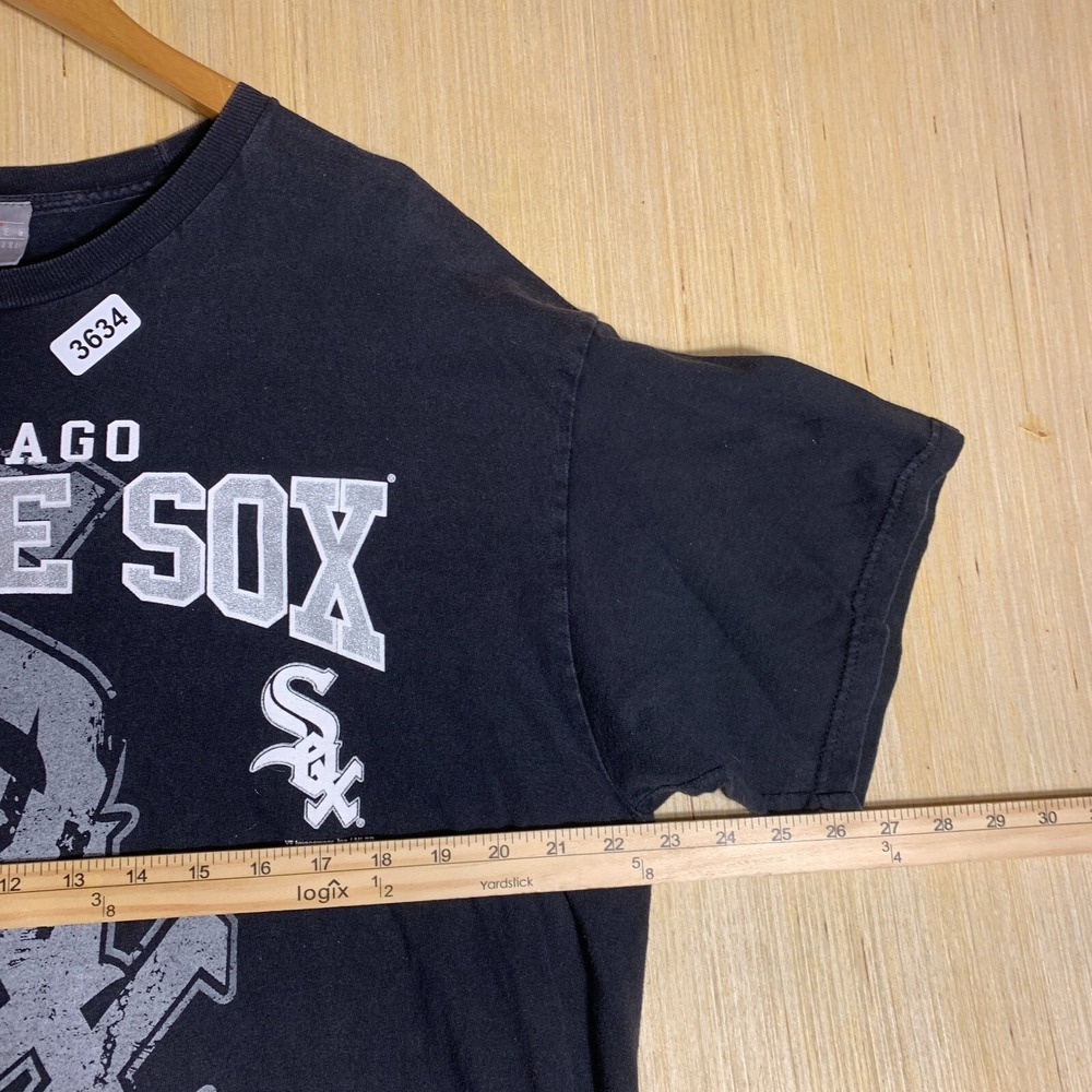 Chicago White Sox Shirt Adult Extra Large Black Short Sleeve Men's Graphic Print - Picture 14 of 16